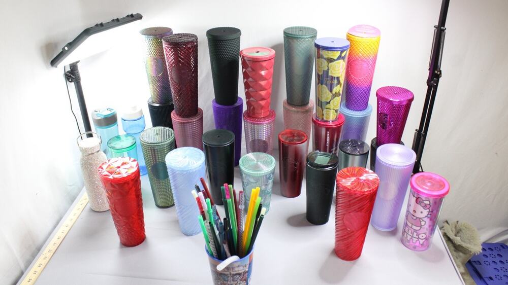Starbucks 31 Pc Tumbler Cup Lot NWT Cold Cups Straws Bulk Reseller Collection